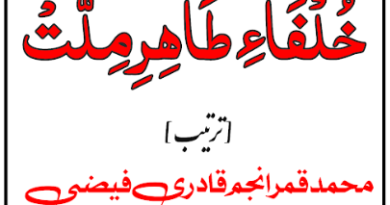 خانقاہ واحدیہ طیبیہ سے خلفاے طاہر ملت شائع ہوگا 