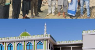 حاجی خدابخش مسجد کا پڑا سنگ بنیاد